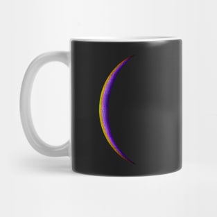 Colorful Crescent Moon Mug